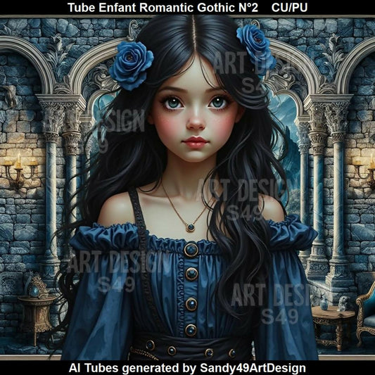 Tube Enfant Romance Gothic N°2 2026