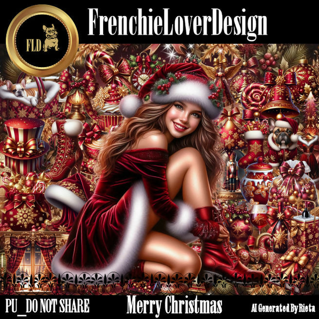 FrenchieLoverDesign_ Merry Christmas