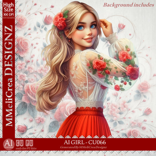 MMD - AI - GIRL - CU066