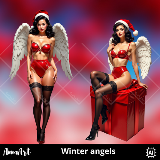 Winter angels