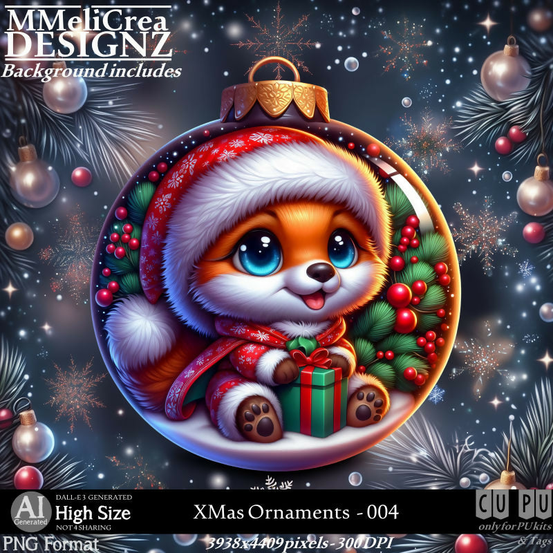 MMD - AI - XMas Ornaments - CU004