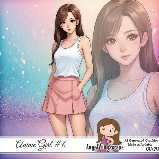 AI - CU/PU - Anime Girl #6