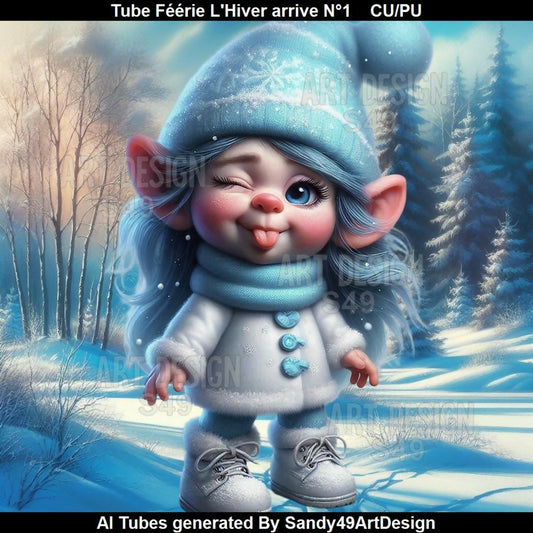 Tube Féérie L'Hiver arrive N°1