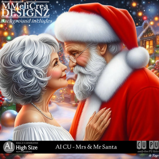 MMD - AI - CU Mrs & Mr Santa