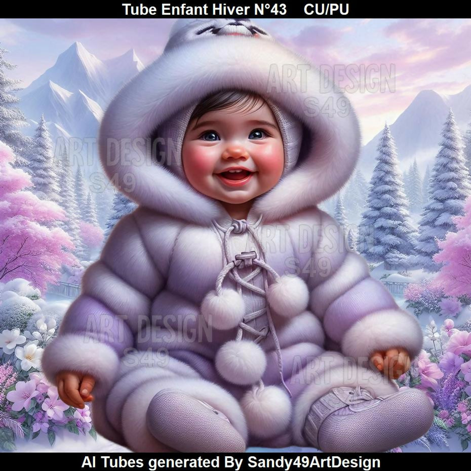 Tube Enfant Hiver N°43