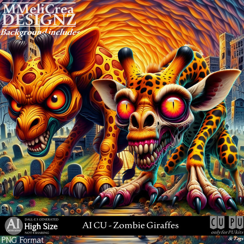 MMD - AI - CU - Zombie Giraffes