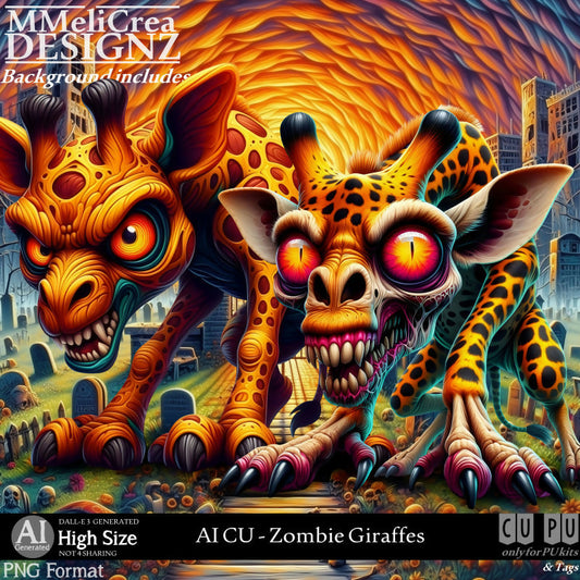 MMD - AI - CU - Zombie Giraffes