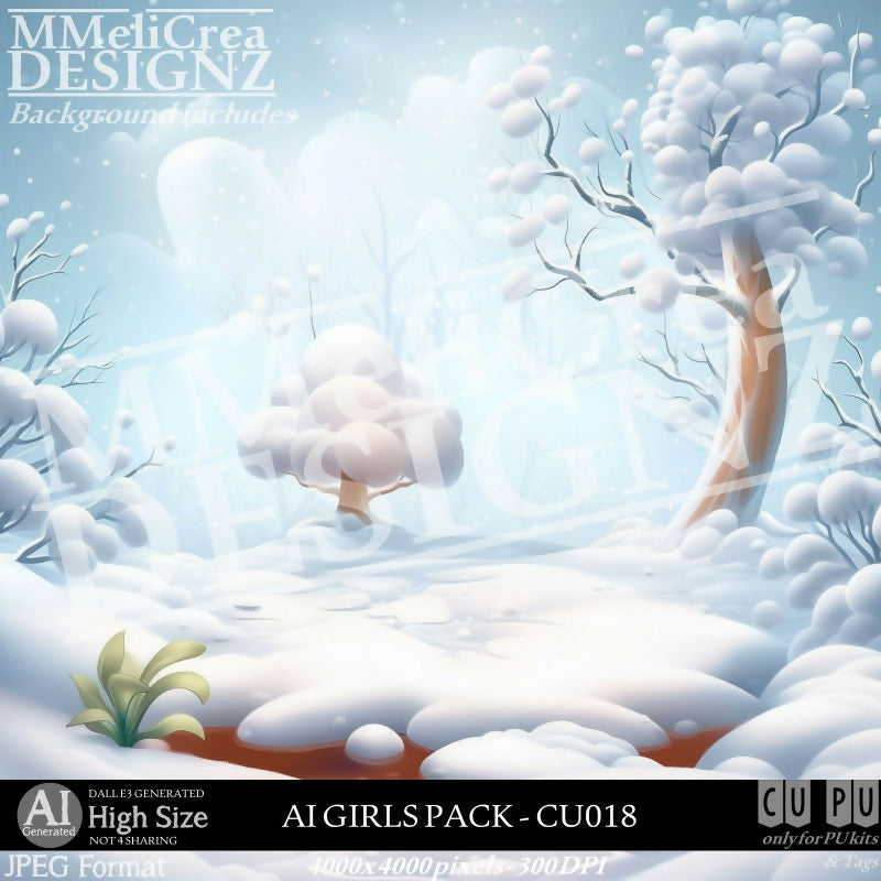 MMD - AI - GIRLS PACK - CU018