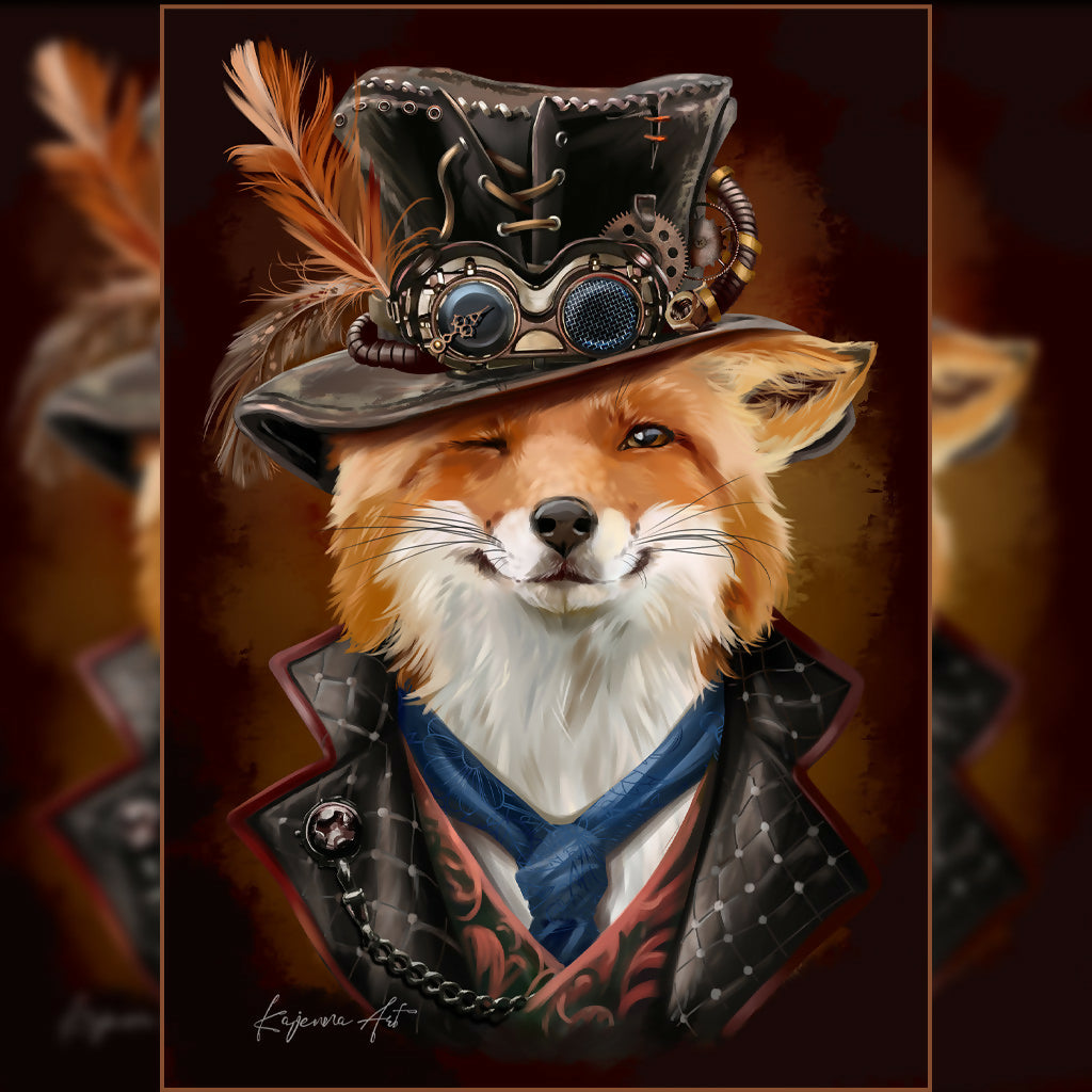 Steampunk fox