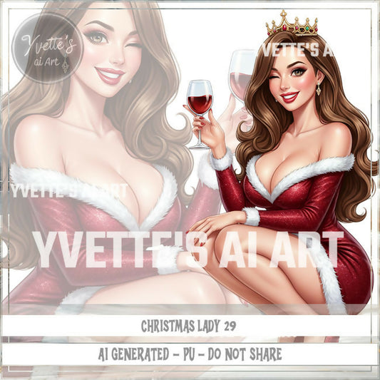 Christmas Lady 29