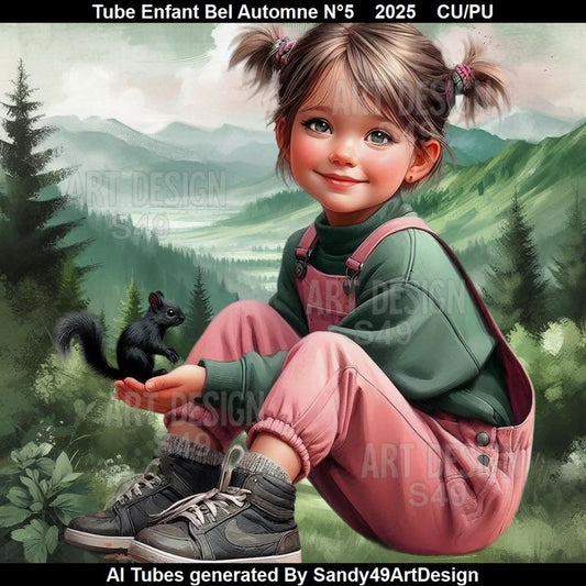Tube Enfant Bel Automne N°5 2025