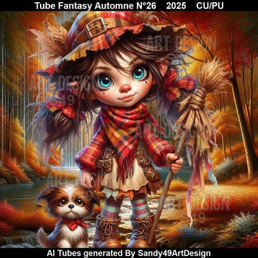 Tube Fantasy Automne N°26