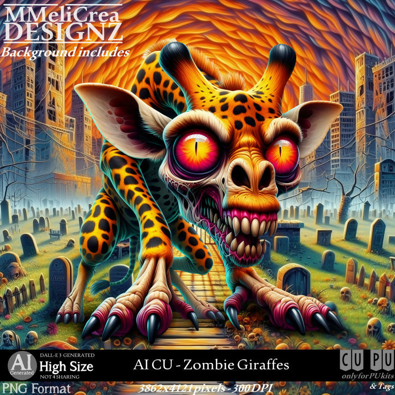 MMD - AI - CU - Zombie Giraffes