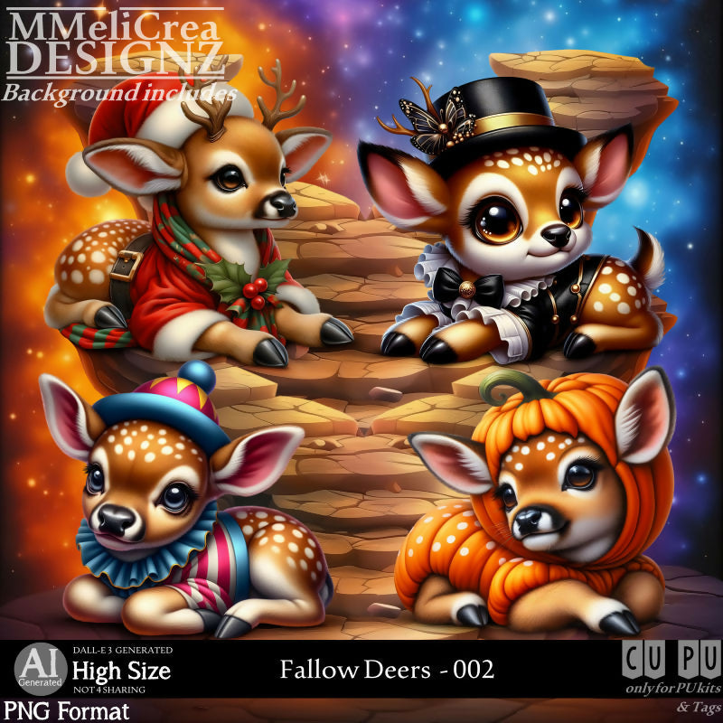 MMD - AI - Fallow Deers - CU002
