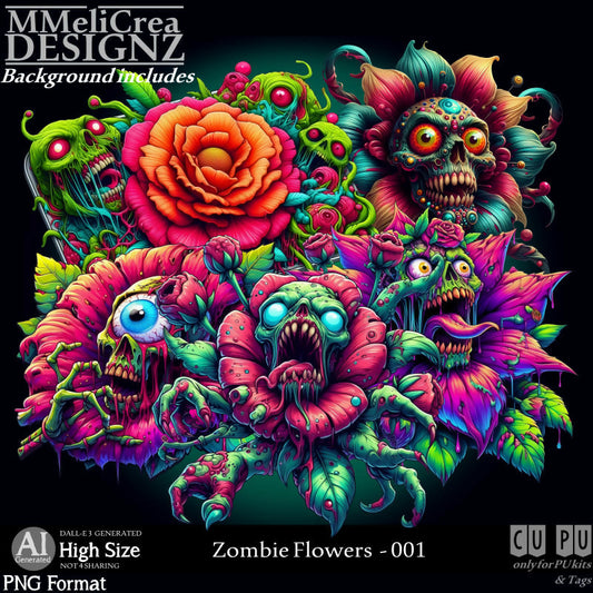 MMD - AI - Zombie Flowers - CU001