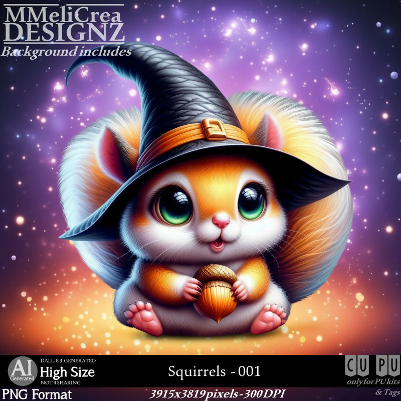 MMD - AI - Squirrels - CU001