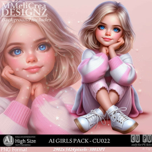 MMD - AI - GIRLS PACK - CU022