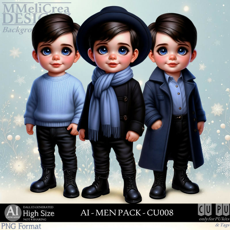 MMD - AI - MEN PACK - CU008