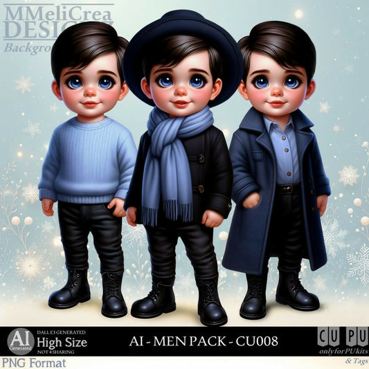 MMD - AI - MEN PACK - CU008