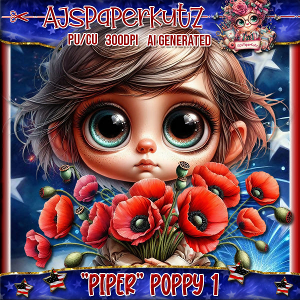 Piper Poppy 1 preview-patriotic
