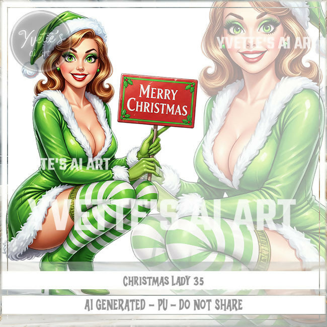Christmas Lady 35