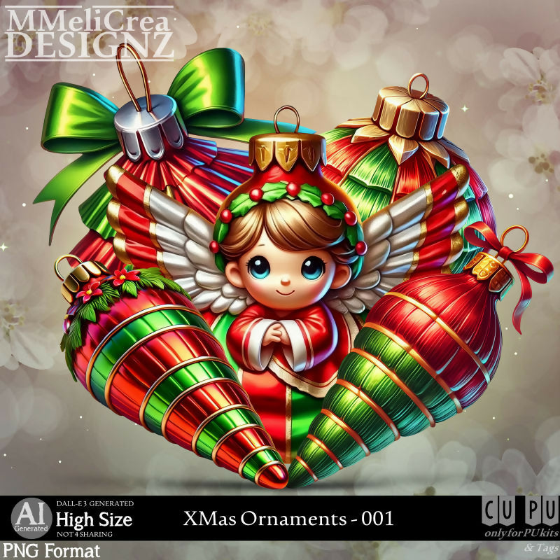 MMD - AI - XMas Ornaments - CU001