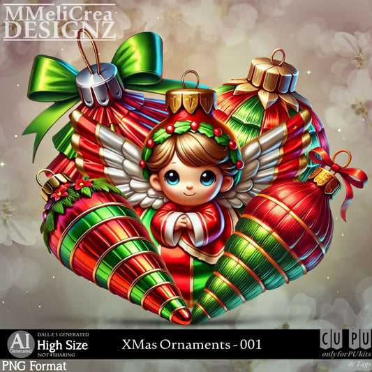 MMD - AI - XMas Ornaments - CU001