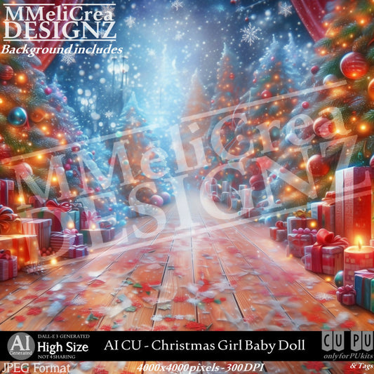 MMD - AI - CU Christmas Girl Baby Doll