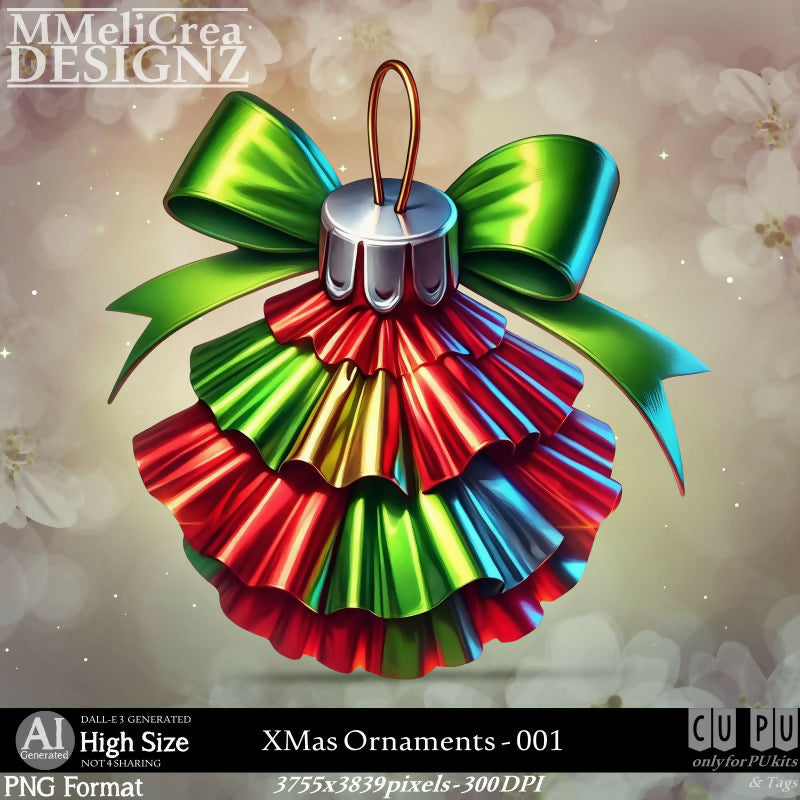 MMD - AI - XMas Ornaments - CU001