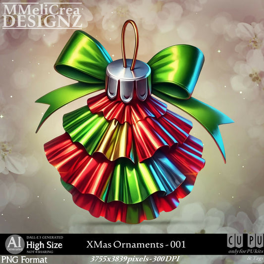 MMD - AI - XMas Ornaments - CU001