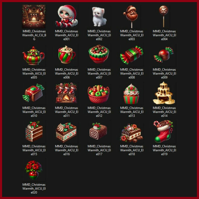 MMD - AI - PACKAGE - CU Christmas Warmth
