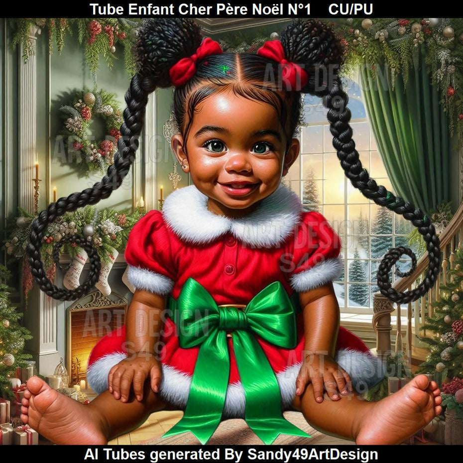 Tube Enfant Cher Père Noël N°1