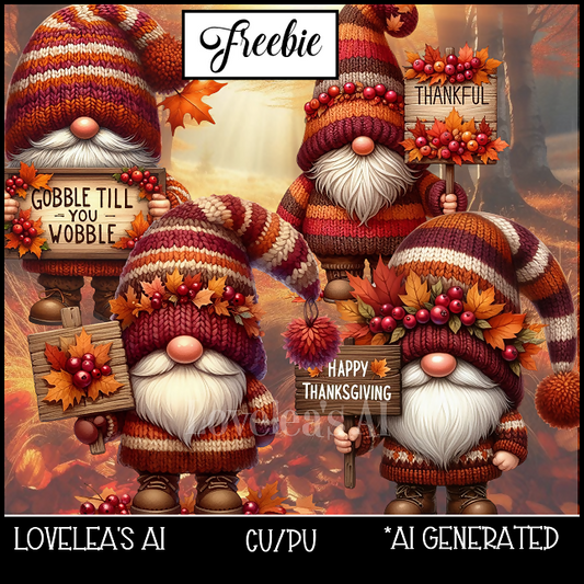 FREEBIE!!! AUTUMN/THANKSGIVING GNOMES