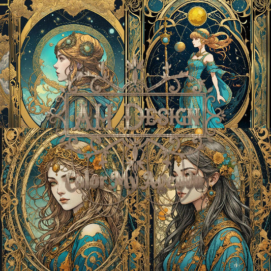 Art Nouveau Inspired Images & Prompt