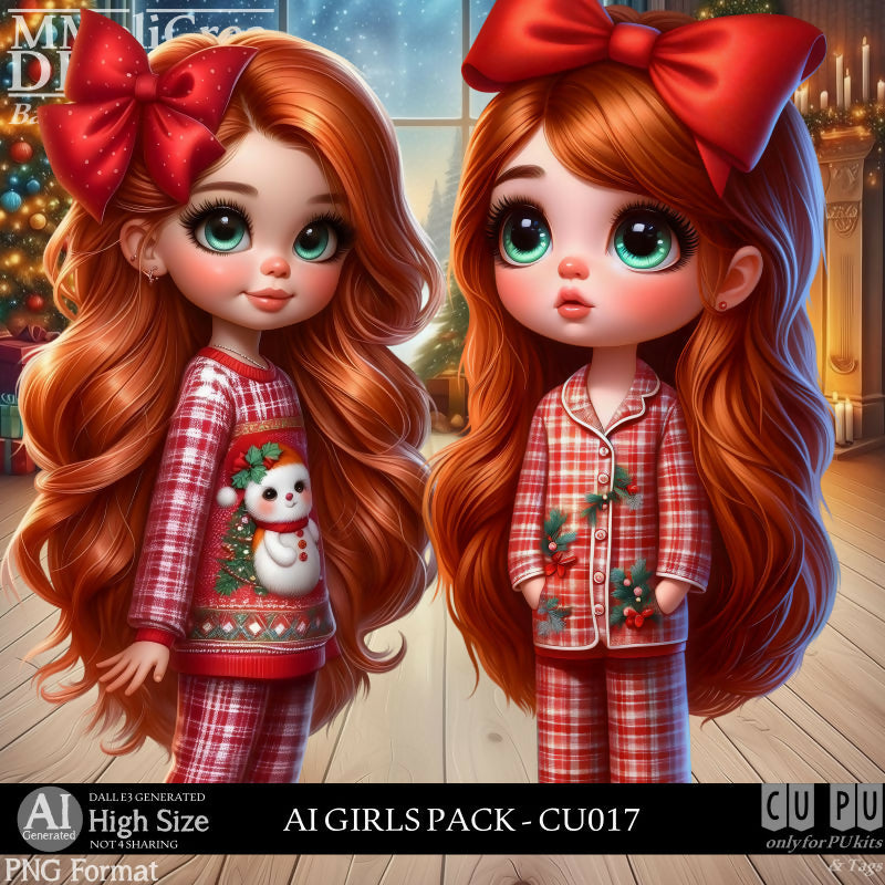 MMD - AI - GIRLS PACK - CU017