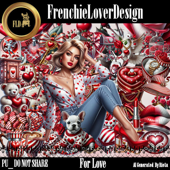 FrenchieLoverDesign_ For Love