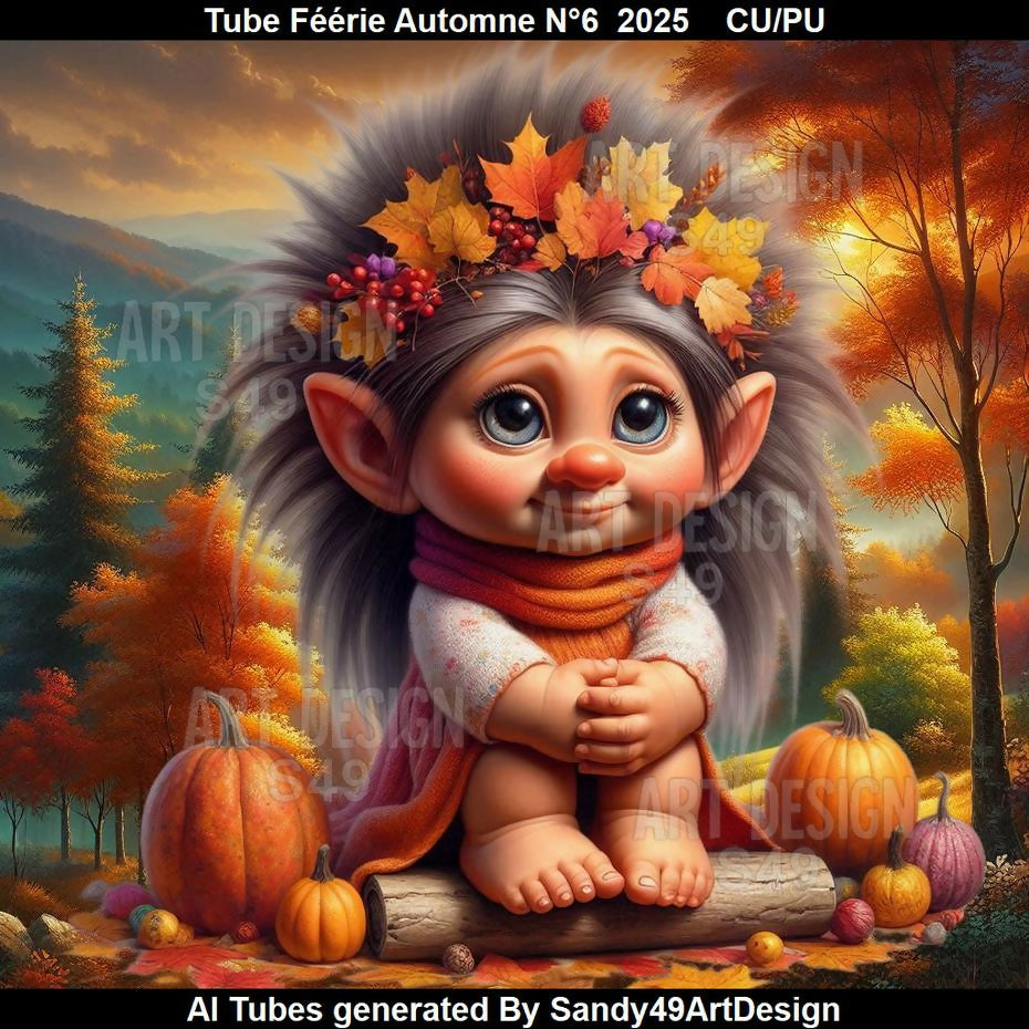 Tube Féérie Automne N°6 2025