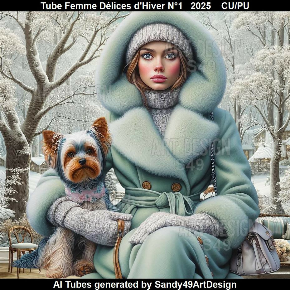 Tube Femme Délices d'Hiver N°1 2025