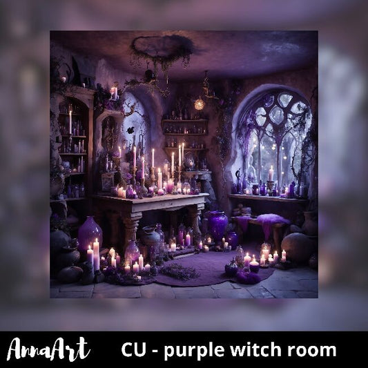 Purple witch room