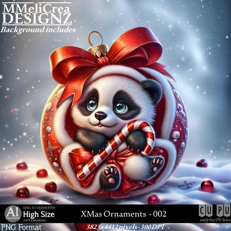 MMD - AI - XMas Ornaments - CU002