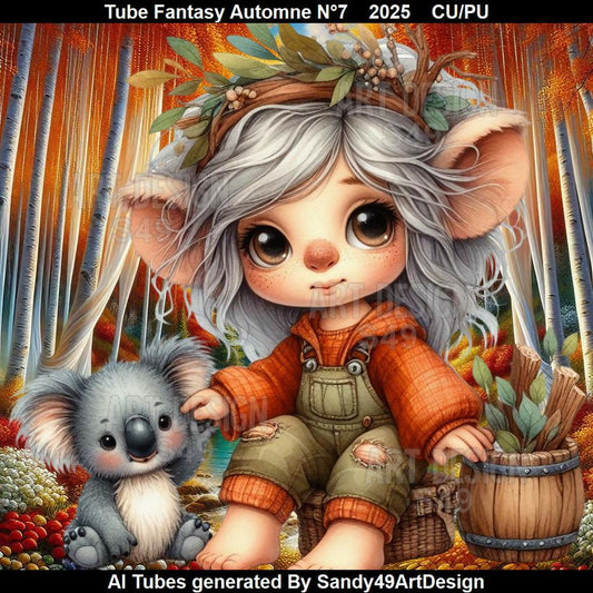 Tube Fantasy Automne N°7 2025