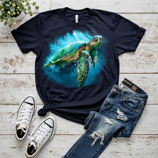 Large sea turtle