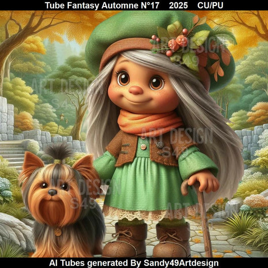 Tube Fantasy Automne N°17 2025