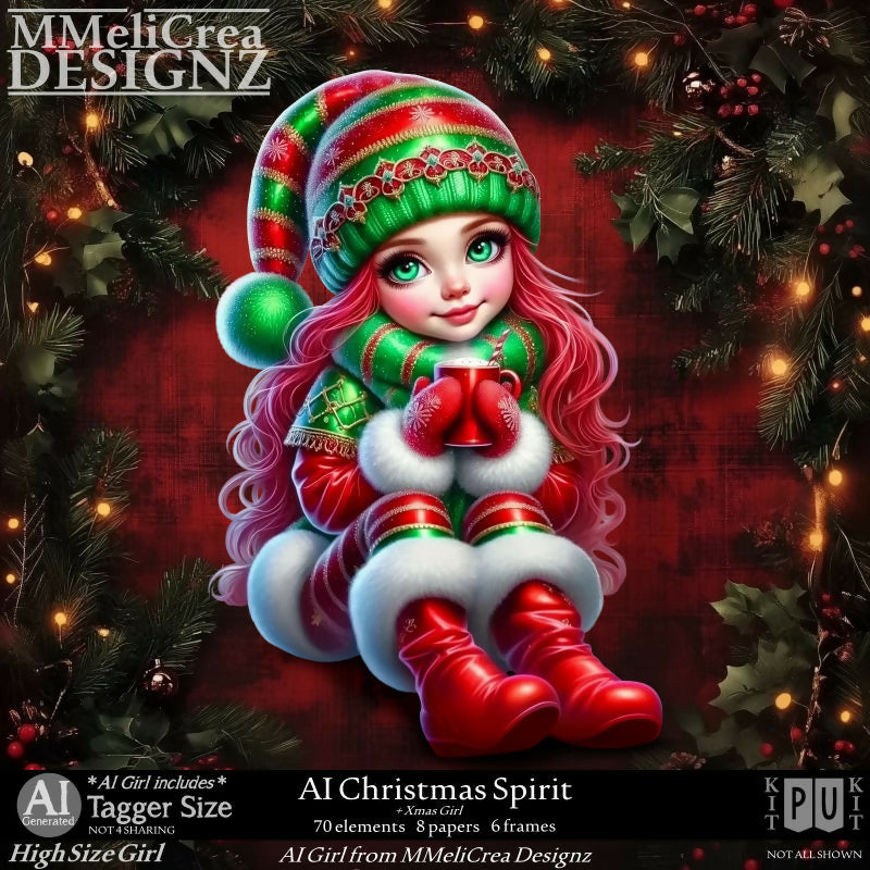 MMD - PU - AI - Christmas Spirit