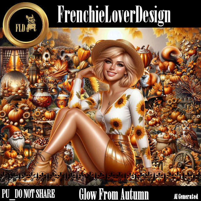 FrenchieLoverDesign_ Glow From Autumn