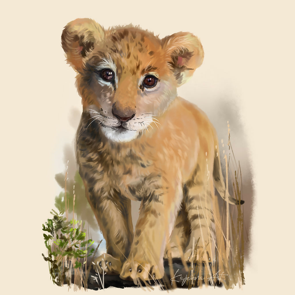 Lion cub