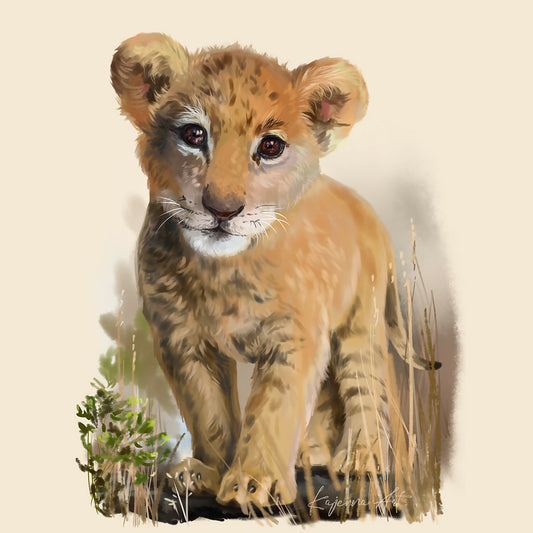 Lion cub