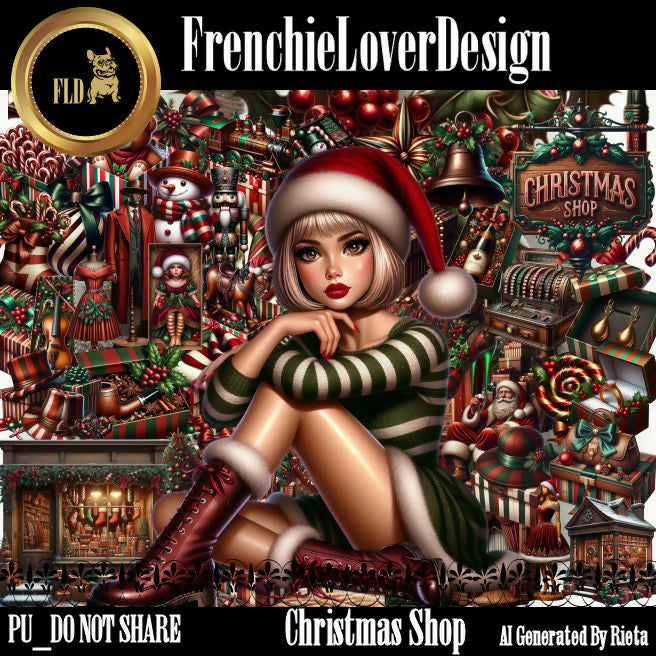 FrenchieLoverDesign_ Christmas Shop