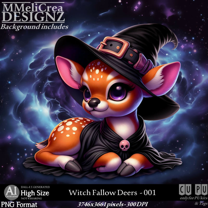 MMD - AI - Witch Fallow Deers - CU001