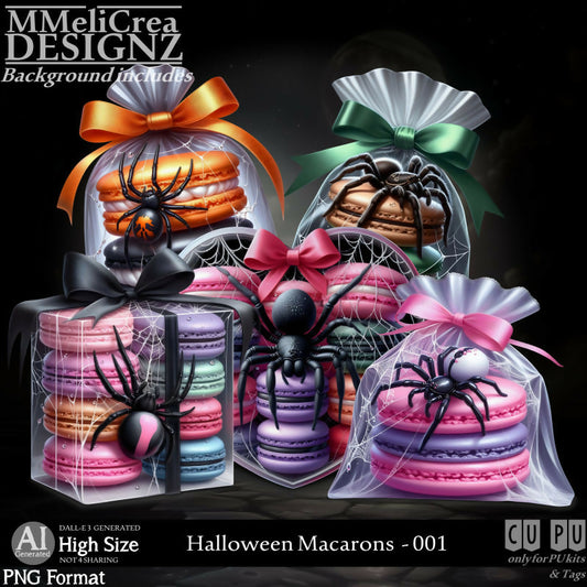 MMD - AI - Halloween Macarons - CU001